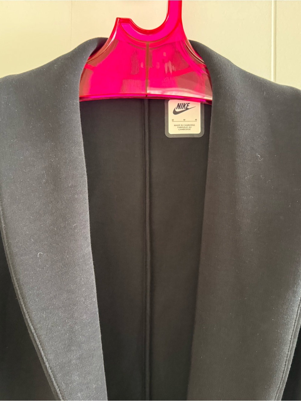Nike Women’s Long Black Duster Jacket - Size M